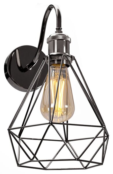 Lampa de perete Loft Black Crom 392230