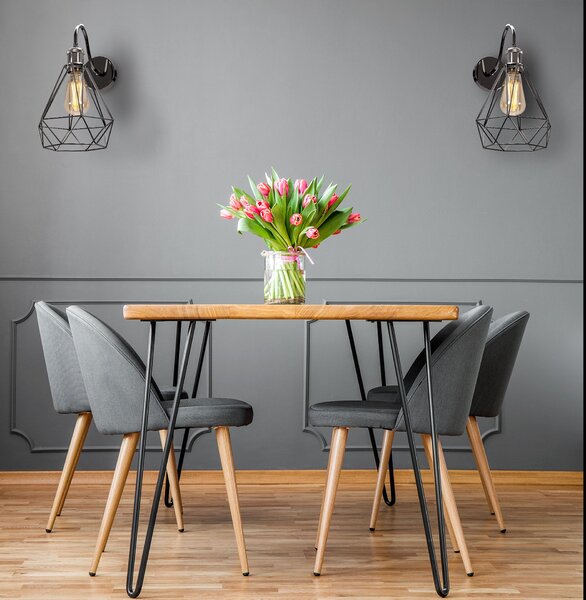 Lampa de perete Loft Black Crom 392230