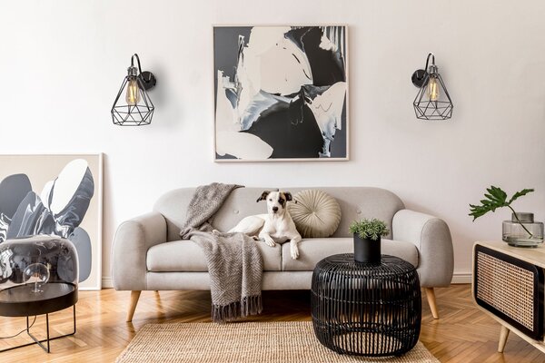 Lampa de perete Loft Black Crom 392230