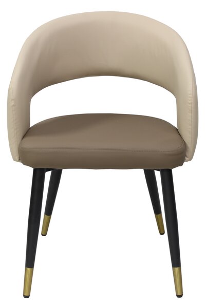 Scaun Piele Ecologică Monaco Maro Crem