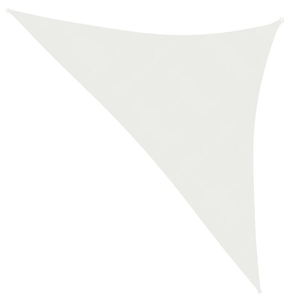 Pânză parasolar, alb, 3 x 3 x 4,2 m, HDPE, 160 g/m²