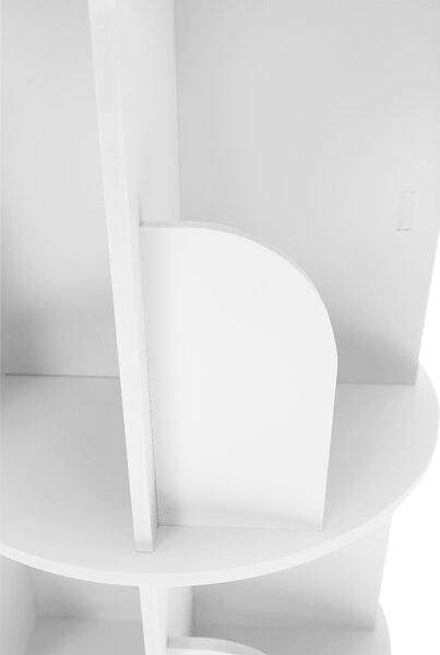 Biblioteca ERION TIP 1, alb, 40.5x40.5x127 cm