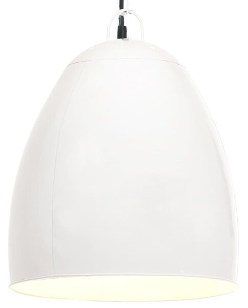 Lampă suspendată industrială, 25 W, alb, 42 cm, E27, rotund
