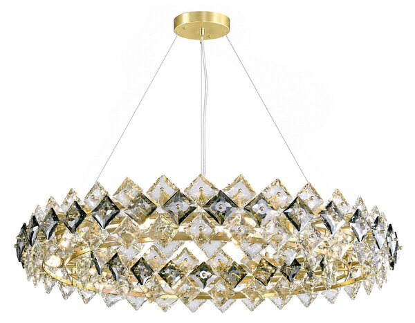 Lampă suspendată din cristal SWE094-CP 60cm Gold