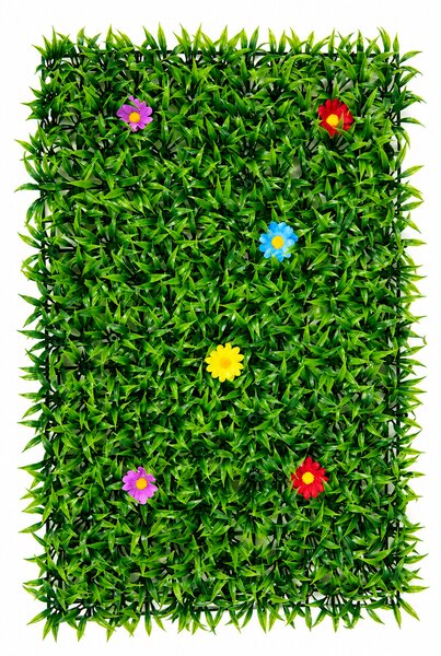 Panou decorativ din verdeață artificială, Accent Proaspăt- UV 60x40cm