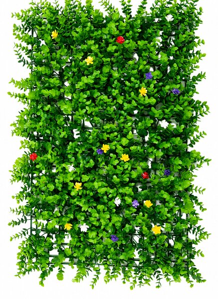 Panou decorativ din verdeață artificială, Frumusețe Naturală- UV 60x40cm