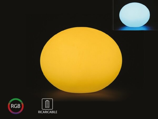 Lampă LED RGB reglabilă exterior, 1W, 5V, 1000 mAh, 20 cm, IP67 + DO