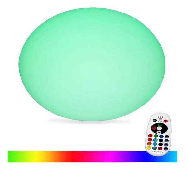 Lampă LED RGB reglabilă exterior, 1W, 5V, 1000 mAh, 20 cm, IP67 + DO