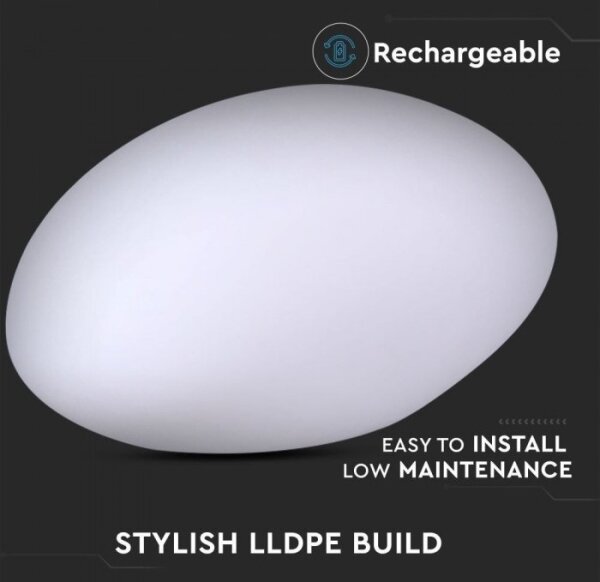 Lampă LED RGB reglabilă exterior, 1W, 5V, 28cm, IP67, 1000 mAh + DO