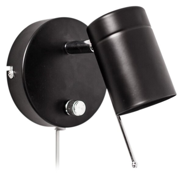 Lampă de perete By Rydéns, Correct, reglabil, Negru, Camera de zi, Metal, Modern