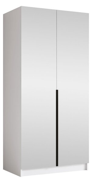 Dulap Closico Staton IIIAlb, Negru, 22x10x6cm, Uși dulapUși dulap: Cu balamale