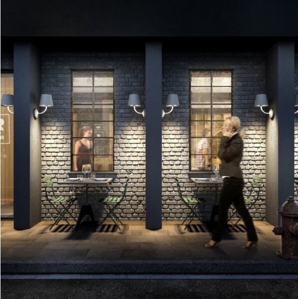 Gardino LX1791 - Lampă LED de perete exterior VIOLA LED/7W/230V IP65
