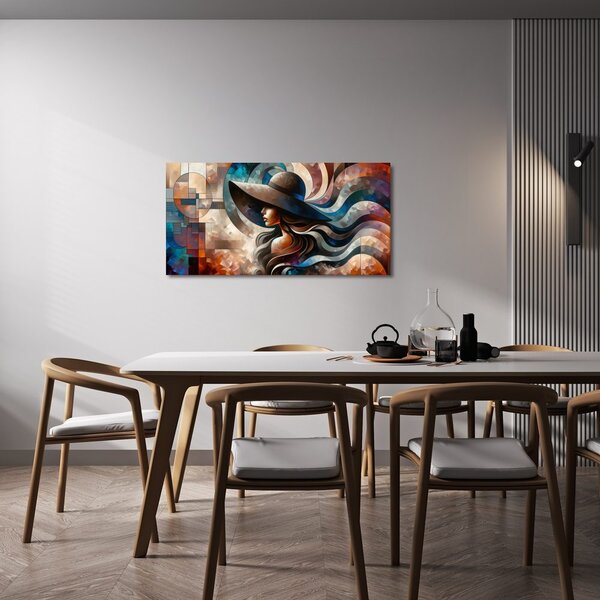 Tablou portret abstract de femeie