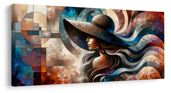 Tablou portret abstract de femeie
