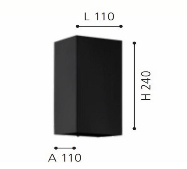 Aplică LED RGB dimabilă de exterior EREMITAN 2xGU10/5W/230V IP55 Eglo 900131