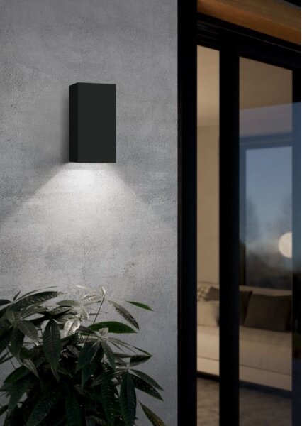 Aplică LED RGB dimabilă de exterior EREMITAN 2xGU10/5W/230V IP55 Eglo 900131