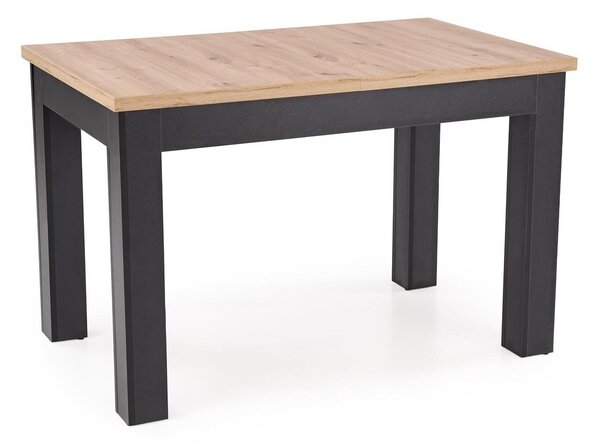Masă Houston 2165, Stejar artizan, Negru, 79x75x120cm, 43 kg