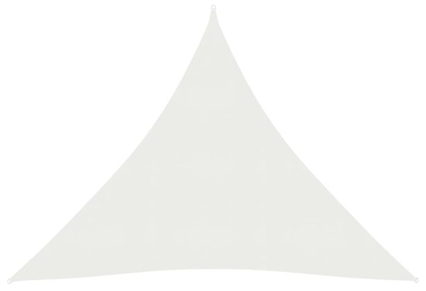 Pânză parasolar, alb, 4,5x4,5x4,5 m, HDPE, 160 g/m²