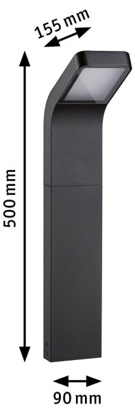 Paulmann 94746 - Lampă LED 7,5W IP44 KULMA pentru exterior 230V
