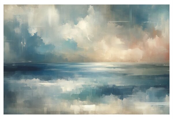 Tablou orizont abstract al oceanului