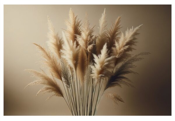 Tablou decor natural cu ierburi