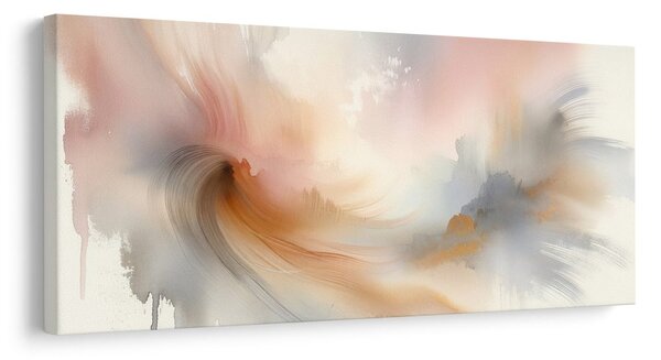 Tablou abstracție în culori pastelate