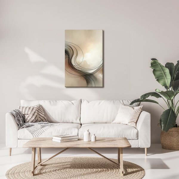 Tablou linii elegante printre nori