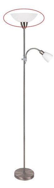 Abajur de rezervă pentru lampadar Rabalux 4067 DIANA E27 alb mare