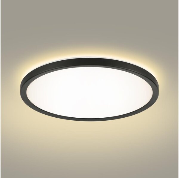 Plafonieră LED pentru baie Brilagi ULTRA SLIM LED/24W/230V d. 42 cm negru IP54
