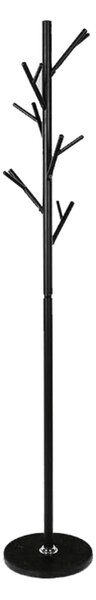 Cuier pom EFRAN, negru, metal, 37x173 cm