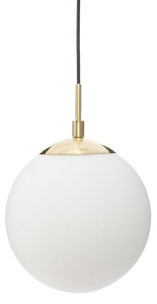 Lampă rotundă DRIS, bilă albă, Ø 20 cm