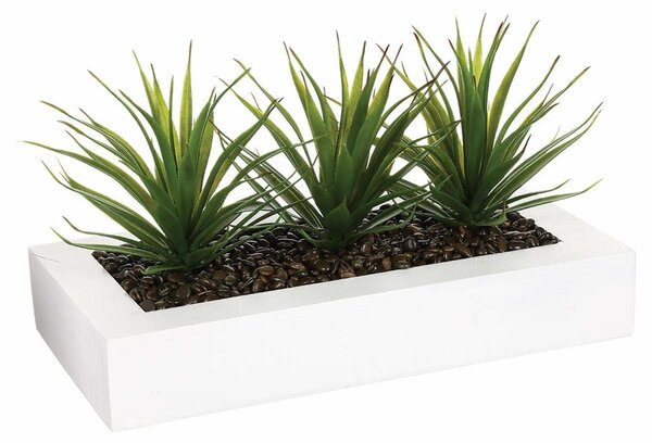 Set 3 plante artificiale aloe vera, 31 cm