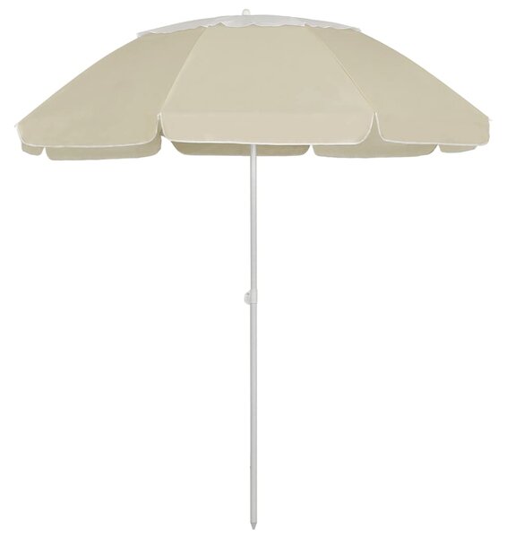 Umbrelă de plajă, galben nisip, 300 cm
