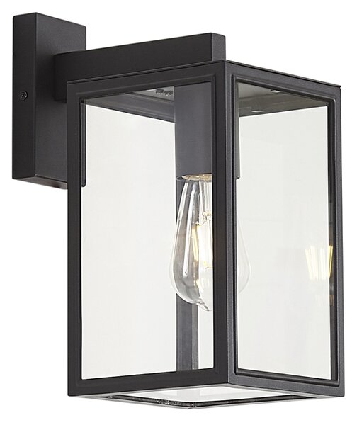 Lampă industrială de exterior de perete gri închis IP44 - Sutton Down