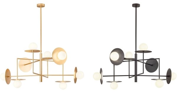 Abajur de rezervă pentru lustră, pentru lampă Redo UN1696_1 PLATO d. 10 cm alb