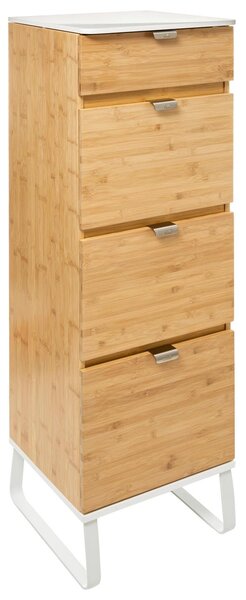 Comoda pentru cosmetice Levia cu oglinda, H130 cm