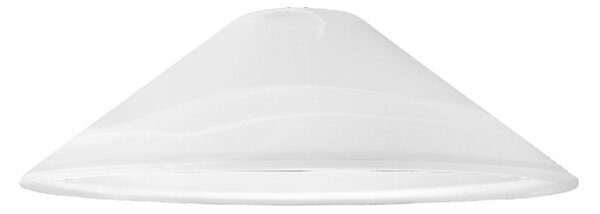 Abajur de rezervă din sticlă SFERA E27 120x300 mm alb