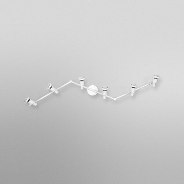 OSRAM Spot de tavan OSRAM, alb, 6 becuri, metal, GU10-LED 927 dimabil, reglabil, Alb, Metal