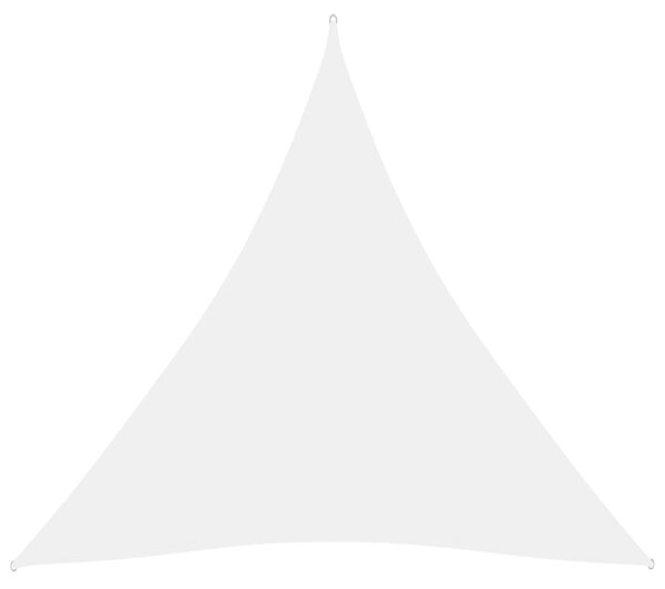 Pânză parasolar, alb, 4x4x4 m, țesătură oxford, triunghiular