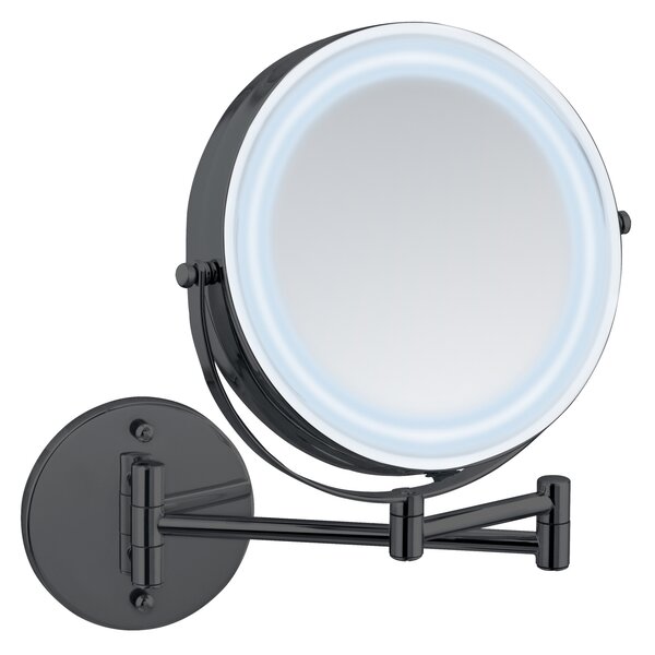 Oglinda cosmetica LED de perete LUMI, instalare fara gaurire