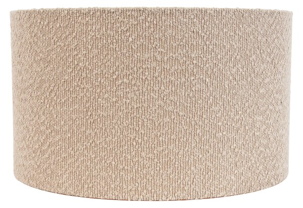 Abajur din material textil bej cu material tip teddy 35/35/20