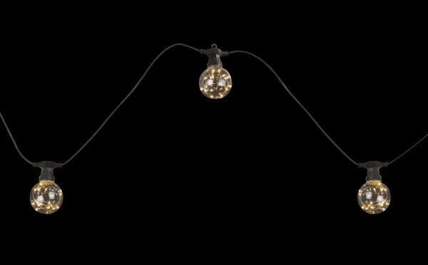 Instalație LED decorativă de exterior Globo 34090N ALMAGA 10xLED/0,27W/230V 7,5 m IP44
