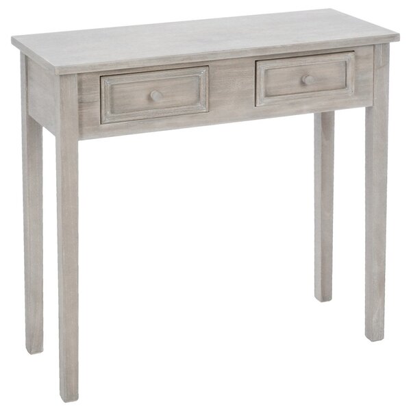 Birou din lemn CHARME cu 2 sertare, 80 x 30 x 76 cm