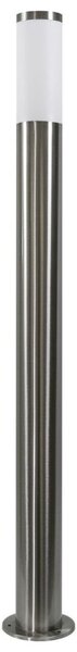 Lampă LED RGBW dimmabilă de exterior LIVIA 1xE27/6,5W/230V 100 cm IP44 argintie