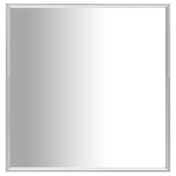 Oglindă, argintiu, 60x60 cm