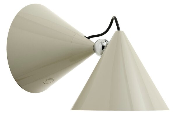 Lampă de perete Tom Dixon, Pose, reglabil, Gri, Camera de zi, Metal, Design