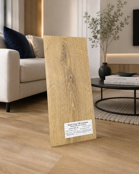 Parchet LVT 8807-18 Bej Aspect Lemn - Pardoseala Vinil 2.5 mm, Clasa Trafic 33 2.2 mp = 1 cutie ( 14 buc 15 x 1050 cm)