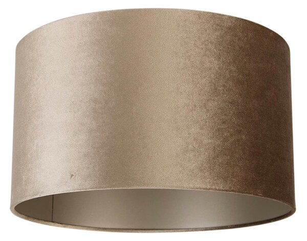 Abajur din catifea taupe 35/35/20