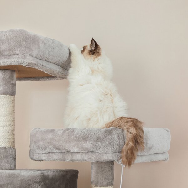 Copac pentru pisici PANTHER, 60x50x206cm, gri Feandrea