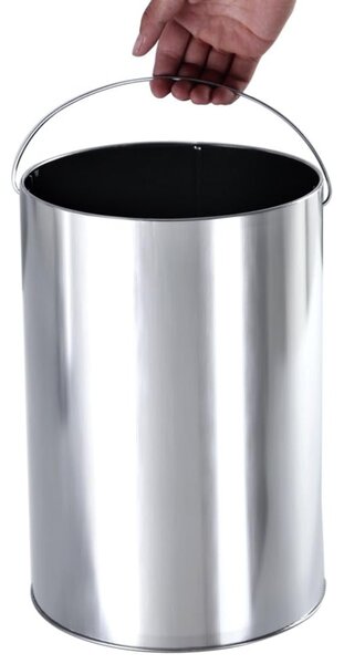 Scrumieră cu coș de gunoi SMOKE, 60,5x24,5 cm, negru SongmicsHome
